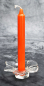 Preview: Hexenshop Dark Phönix Vintage Glas Stabkerzenhalter Blume